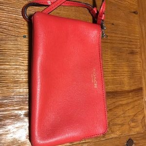 Coach wristlet wallet